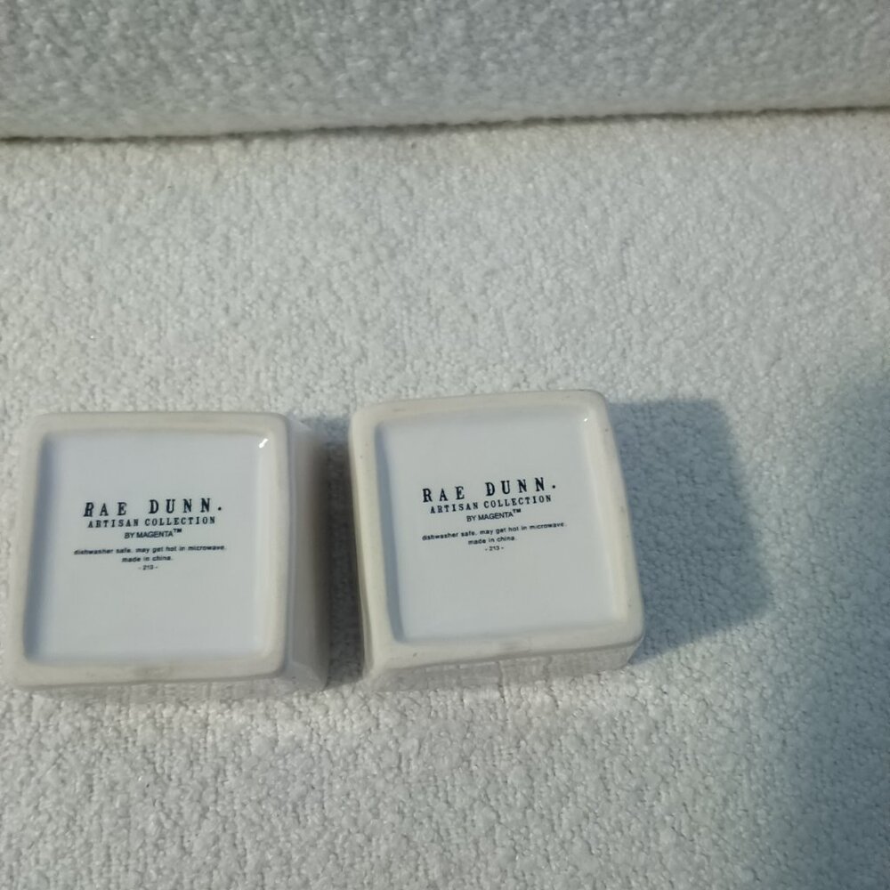 Rare Rae Dunn Enjoy Savor Dip bowl Set - Picture 3 of 4